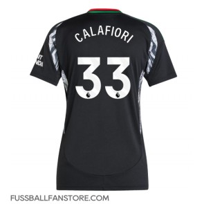 Arsenal Riccardo Calafiori #33 Replik Auswärtstrikot Damen 2024-25 Kurzarm